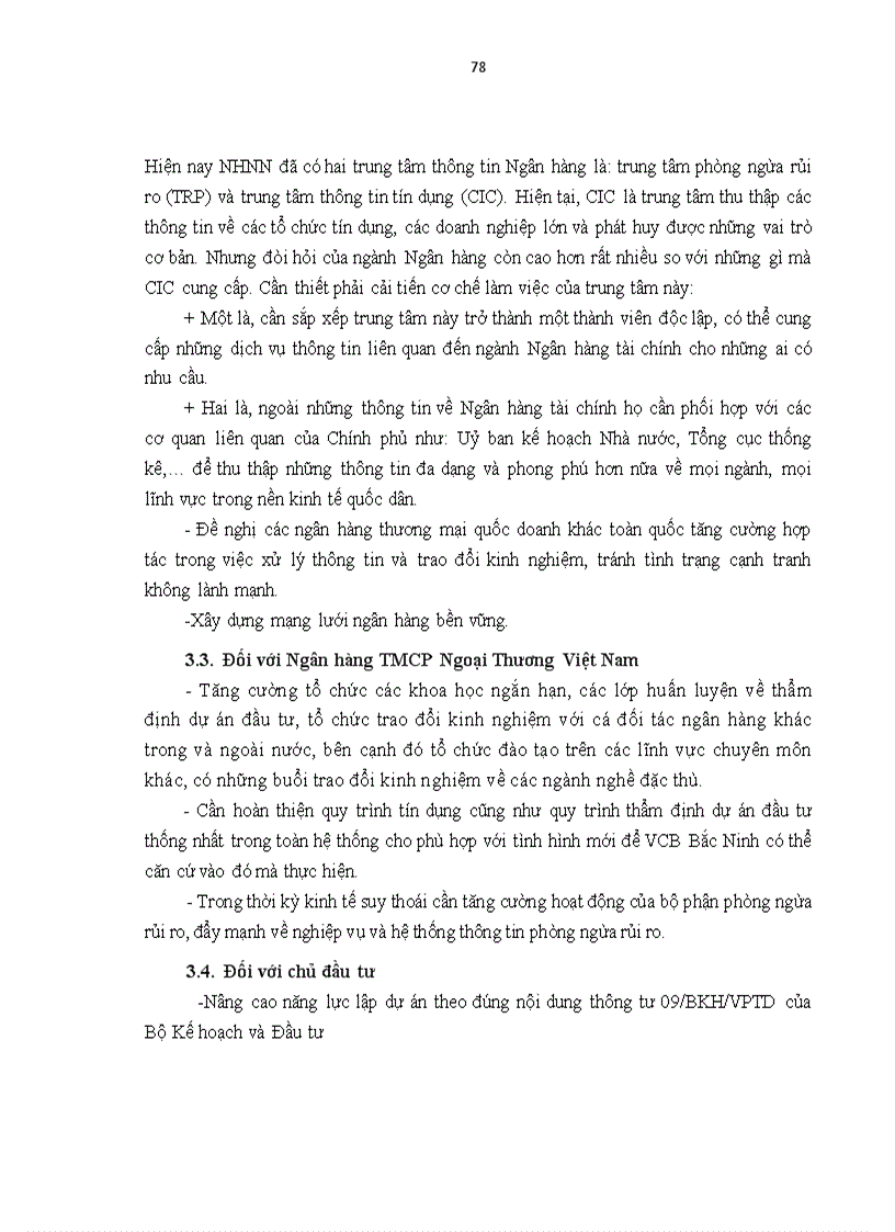 image for page Hoàn thiện công tác thẩm định tài chính dự án đầu tư vay vốn ngân hàng TMCP Ngoại Thương Việt Nam Chi nhánh Bắc Ninh