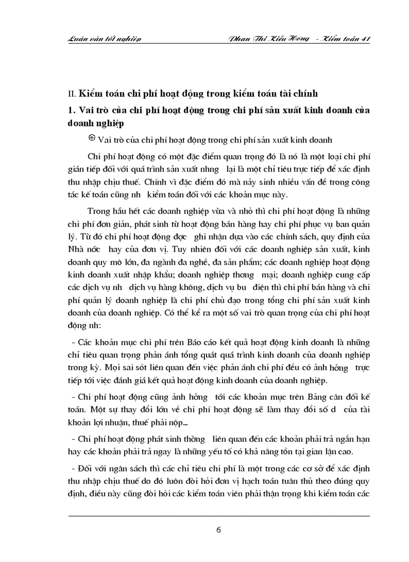 image for page Quy trình kiểm toán chi phí hoạt động trong Kiểm toán Báo cáo tài chính do Công ty dịch vụ tư vấn Tài chính Kế toán và Kiểm toán AASC thực hiện