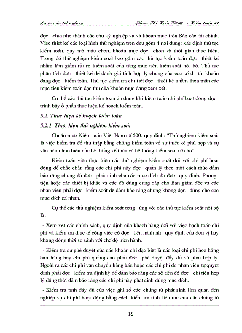 image for page Quy trình kiểm toán chi phí hoạt động trong Kiểm toán Báo cáo tài chính do Công ty dịch vụ tư vấn Tài chính Kế toán và Kiểm toán AASC thực hiện