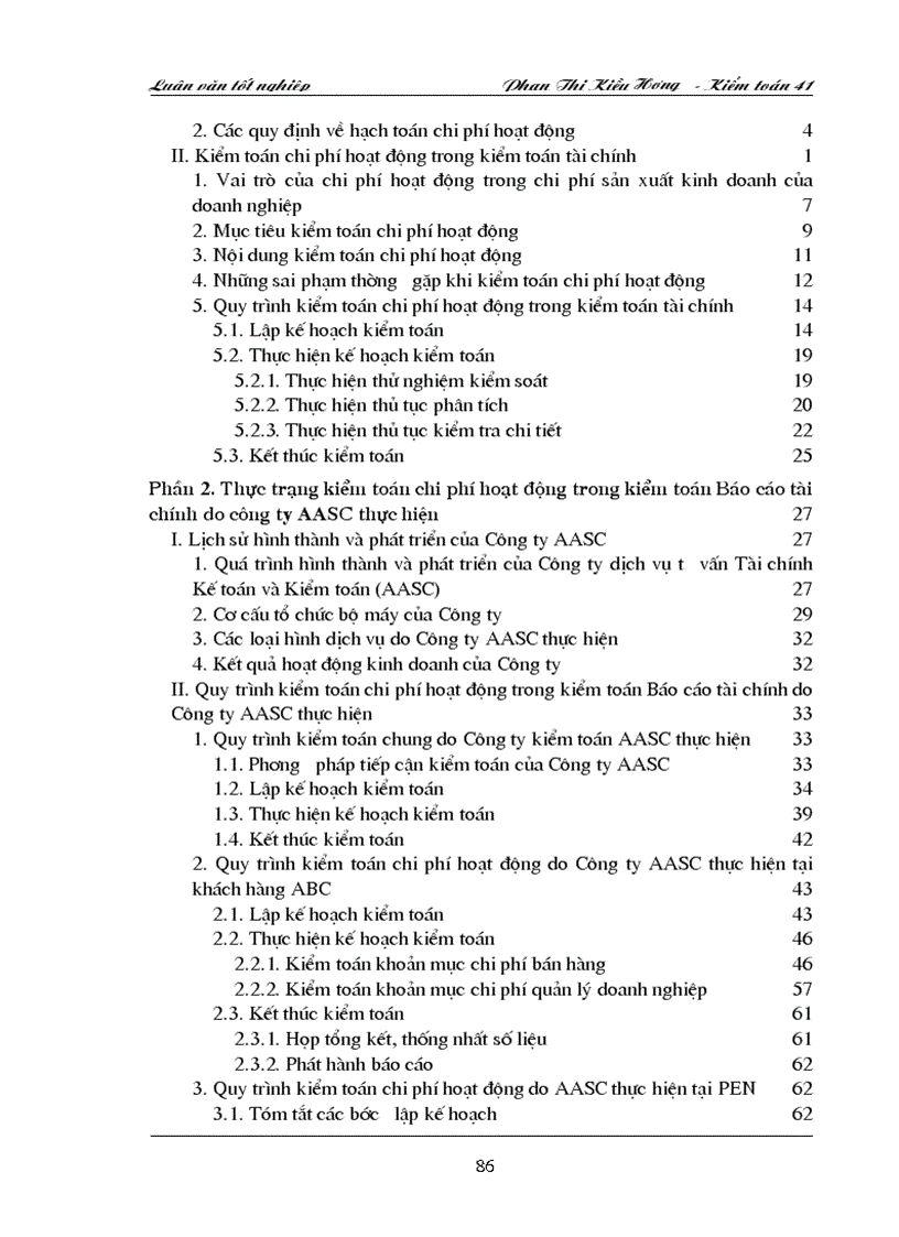 image for page Quy trình kiểm toán chi phí hoạt động trong Kiểm toán Báo cáo tài chính do Công ty dịch vụ tư vấn Tài chính Kế toán và Kiểm toán AASC thực hiện