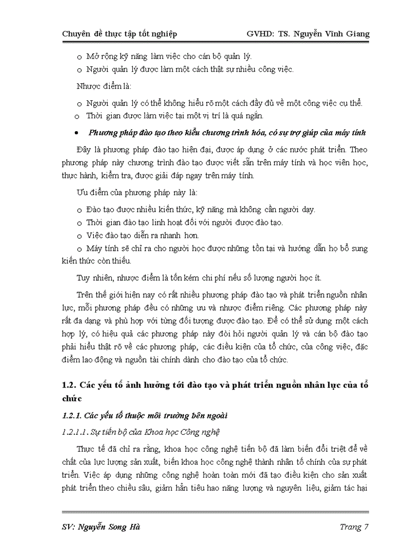 image for page Cải tiến đào tạo và phát triển nguồn nhân lực tại Công ty TNHH một thành viên Thuốc lá Thăng Long