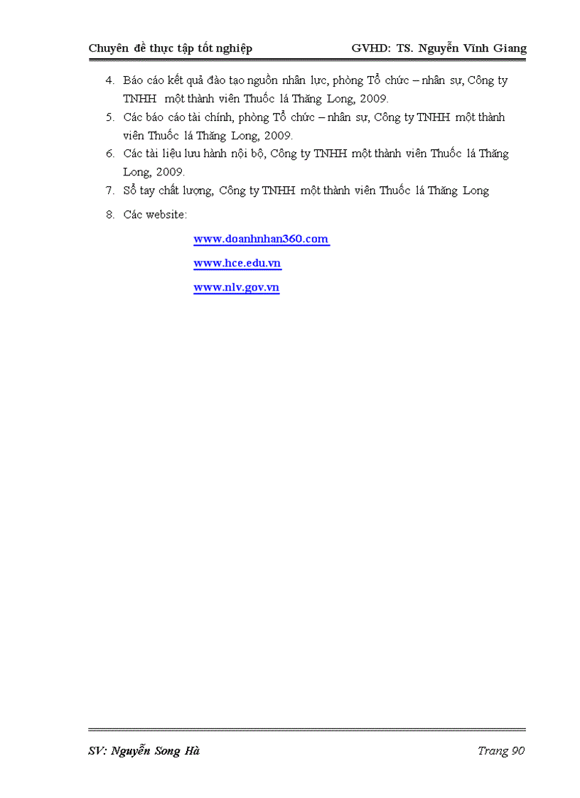 image for page Cải tiến đào tạo và phát triển nguồn nhân lực tại Công ty TNHH một thành viên Thuốc lá Thăng Long