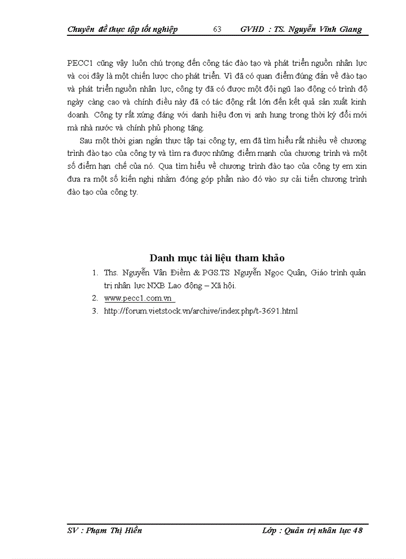 image for page Cải tiến đào tạo và phát triển nguồn nhân lực tại công ty cổ phần tư vấn xây dựng điện