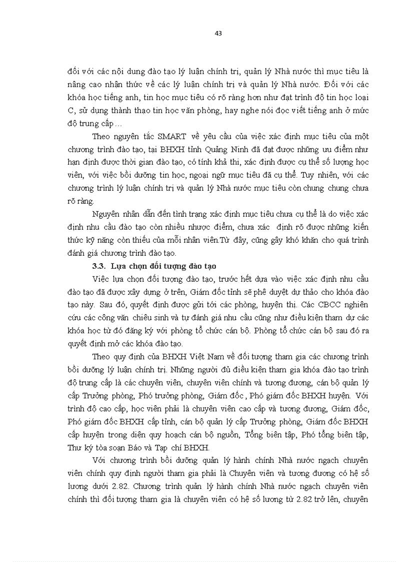 image for page Một số giải pháp cải tiến hoạt động đào tạo và phát triển cán bộ công chức nhà nước tại Ba o hiê m xa hô i tỉnh Quảng Ninh