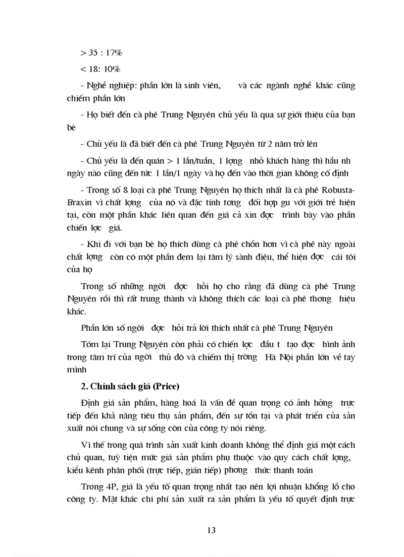 image for page Thư c tra ng va gia i pha p trong chiê n lươ c Marketing mix cho ca c di ch vu tro n go i ơ ca c qua n cafe Trung Nguyên ta i thi trươ ng Ha Nô i