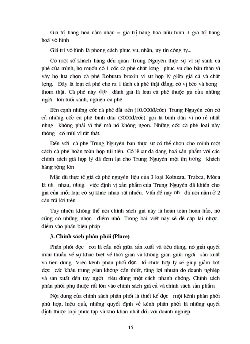 image for page Thư c tra ng va gia i pha p trong chiê n lươ c Marketing mix cho ca c di ch vu tro n go i ơ ca c qua n cafe Trung Nguyên ta i thi trươ ng Ha Nô i