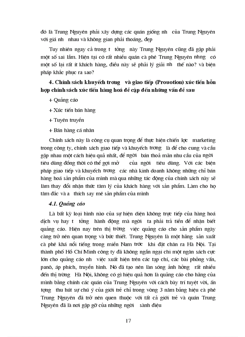 image for page Thư c tra ng va gia i pha p trong chiê n lươ c Marketing mix cho ca c di ch vu tro n go i ơ ca c qua n cafe Trung Nguyên ta i thi trươ ng Ha Nô i