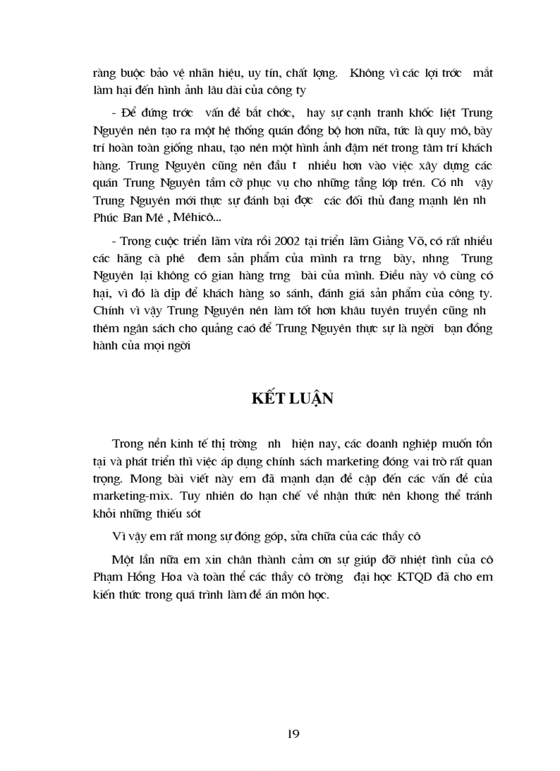 image for page Thư c tra ng va gia i pha p trong chiê n lươ c Marketing mix cho ca c di ch vu tro n go i ơ ca c qua n cafe Trung Nguyên ta i thi trươ ng Ha Nô i