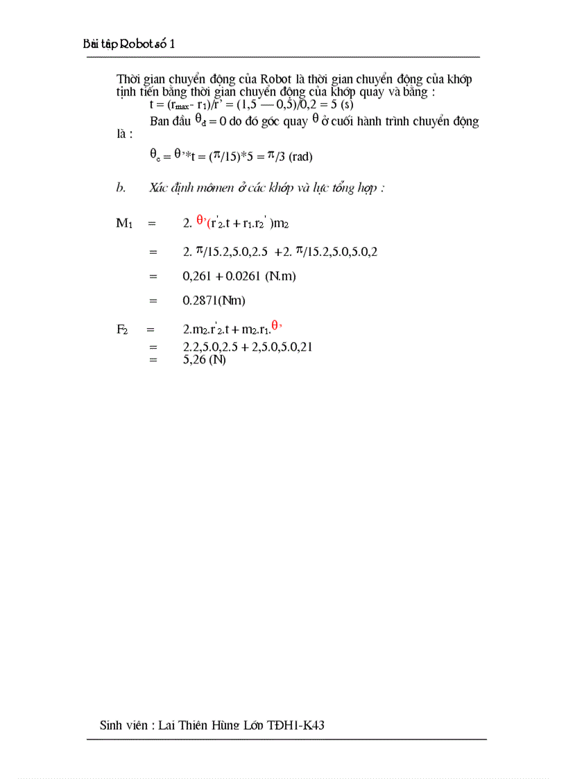 image for page Bài tập robot