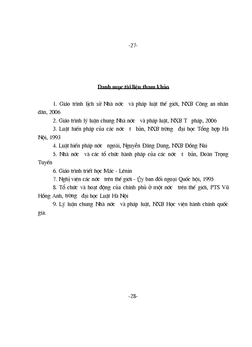 image for page Tìm hiểu thể chế chính trị một số quốc gia trên thế giới