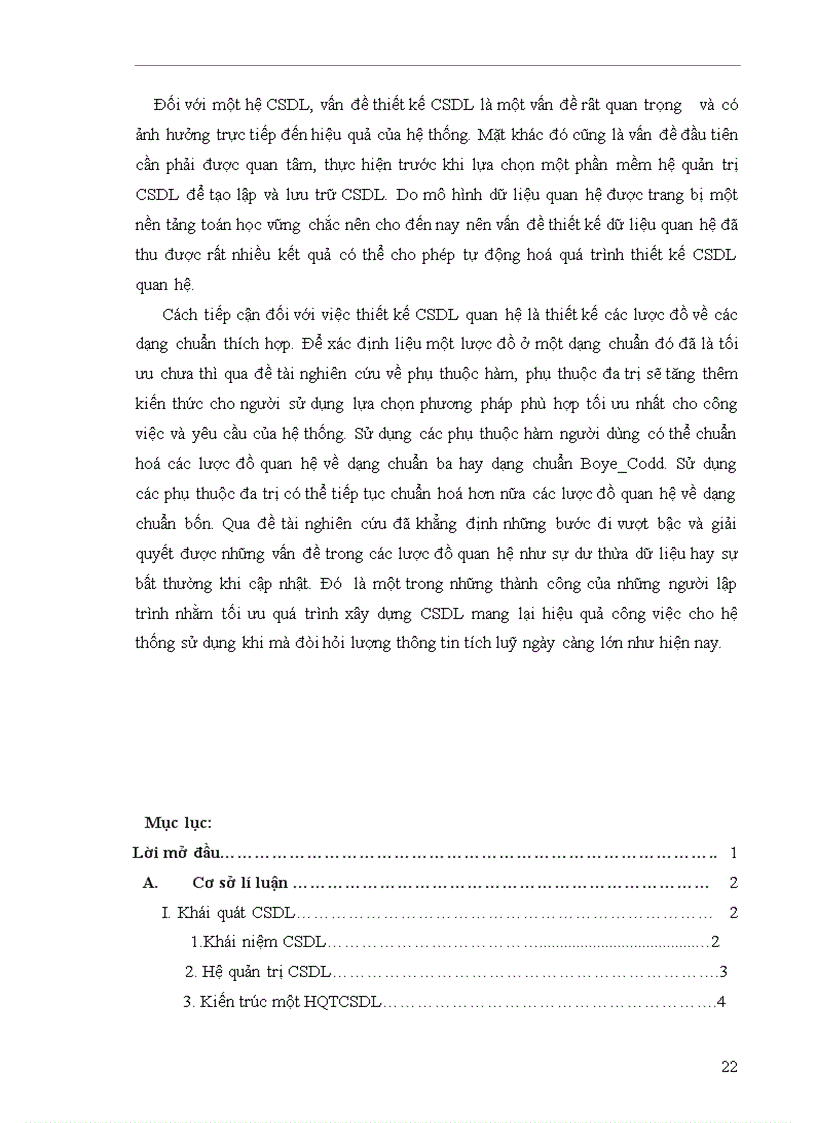 image for page Mục đích và tầm quan trọng của việc thiết kế CSDL và ứng dụng trong thực tế