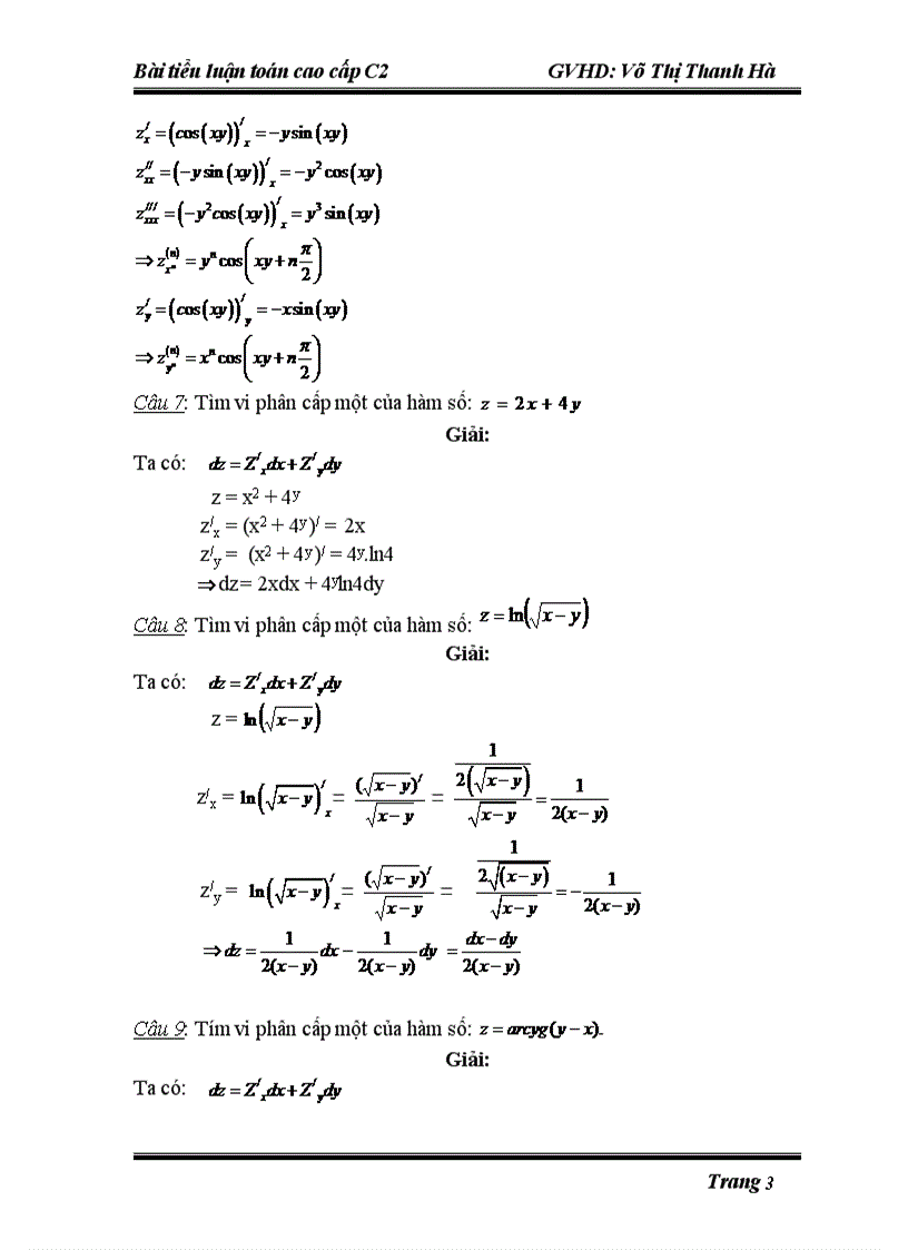 image for page Bài tiểu luận toán cao cấp C2