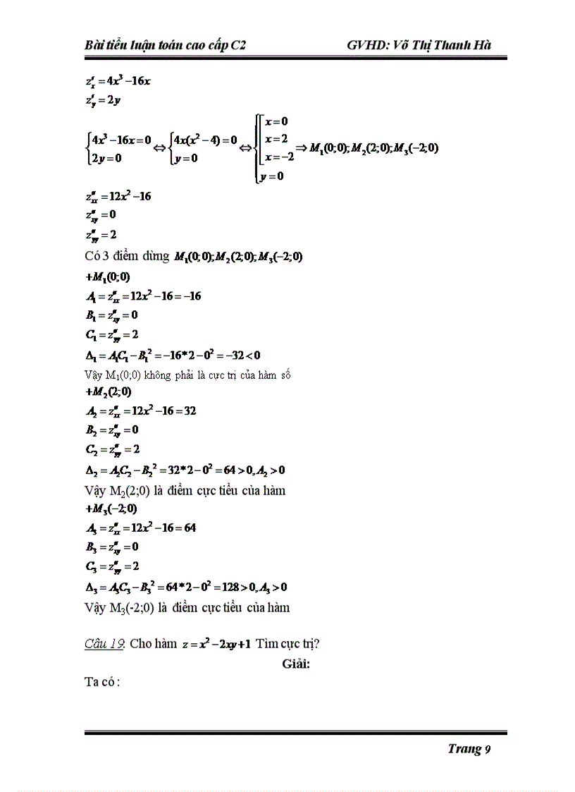 image for page Bài tiểu luận toán cao cấp C2