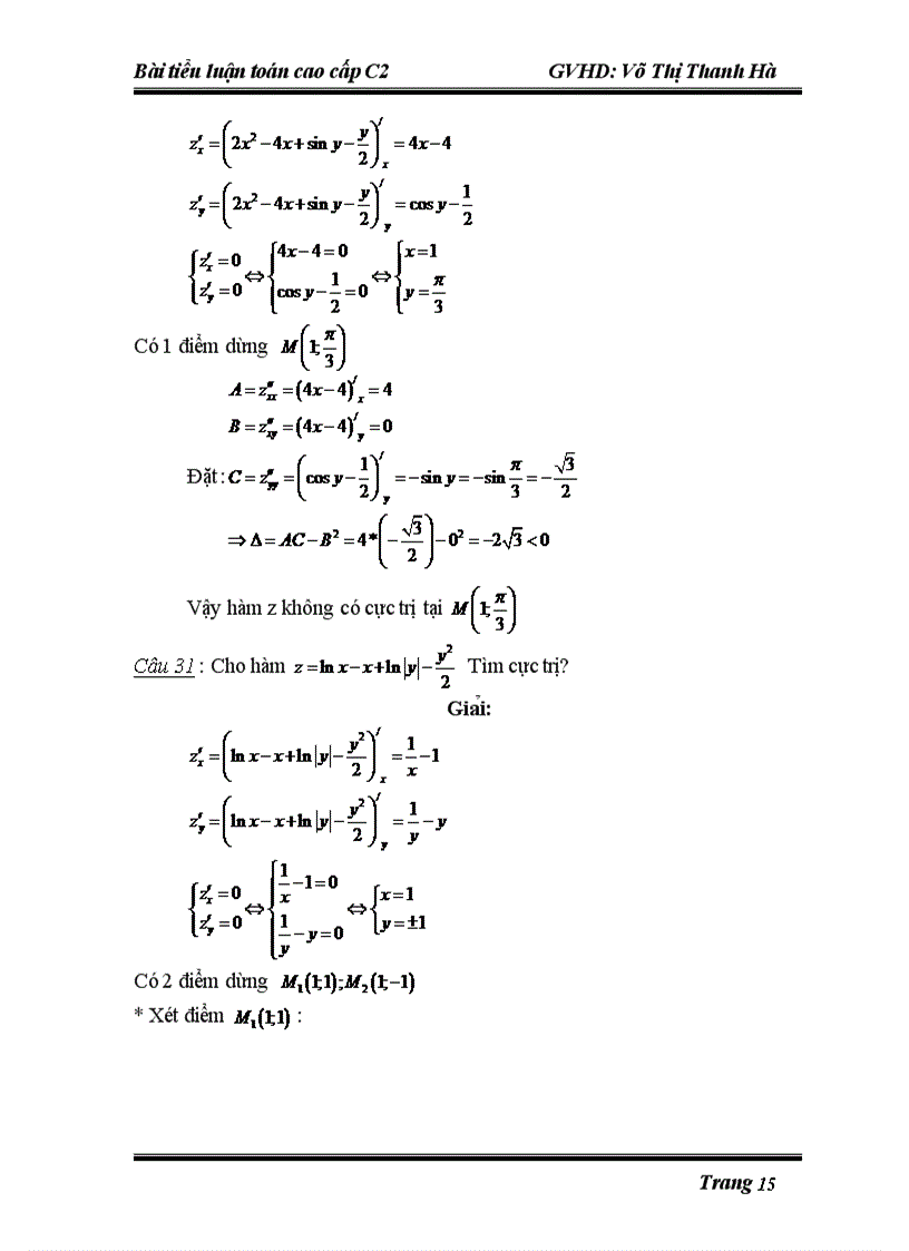 image for page Bài tiểu luận toán cao cấp C2
