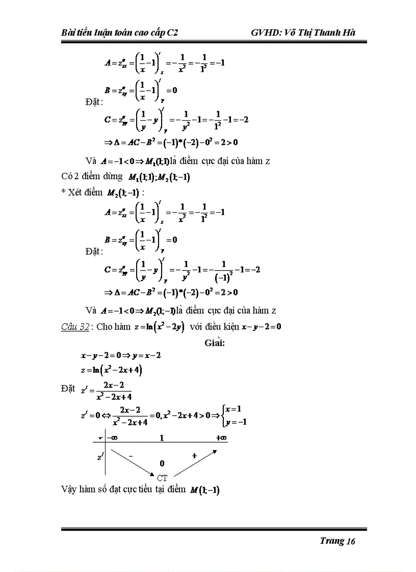 image for page Bài tiểu luận toán cao cấp C2