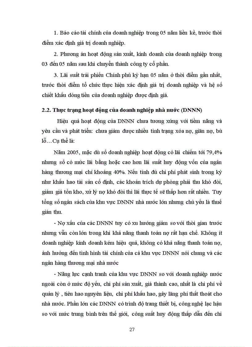 image for page Các phương pháp xác định giá trị doanh nghiệp được áp dụng ở Việt Nam và sự vận dụng của các phương pháp đó trong việc cổ phần hóa các doanh nghiệp nhà nước ở Việt nam