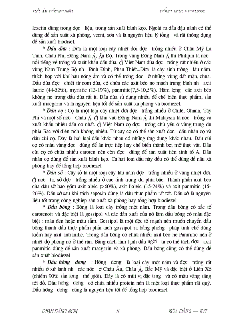 image for page Sản xuất biodiesel từ dầu dừa