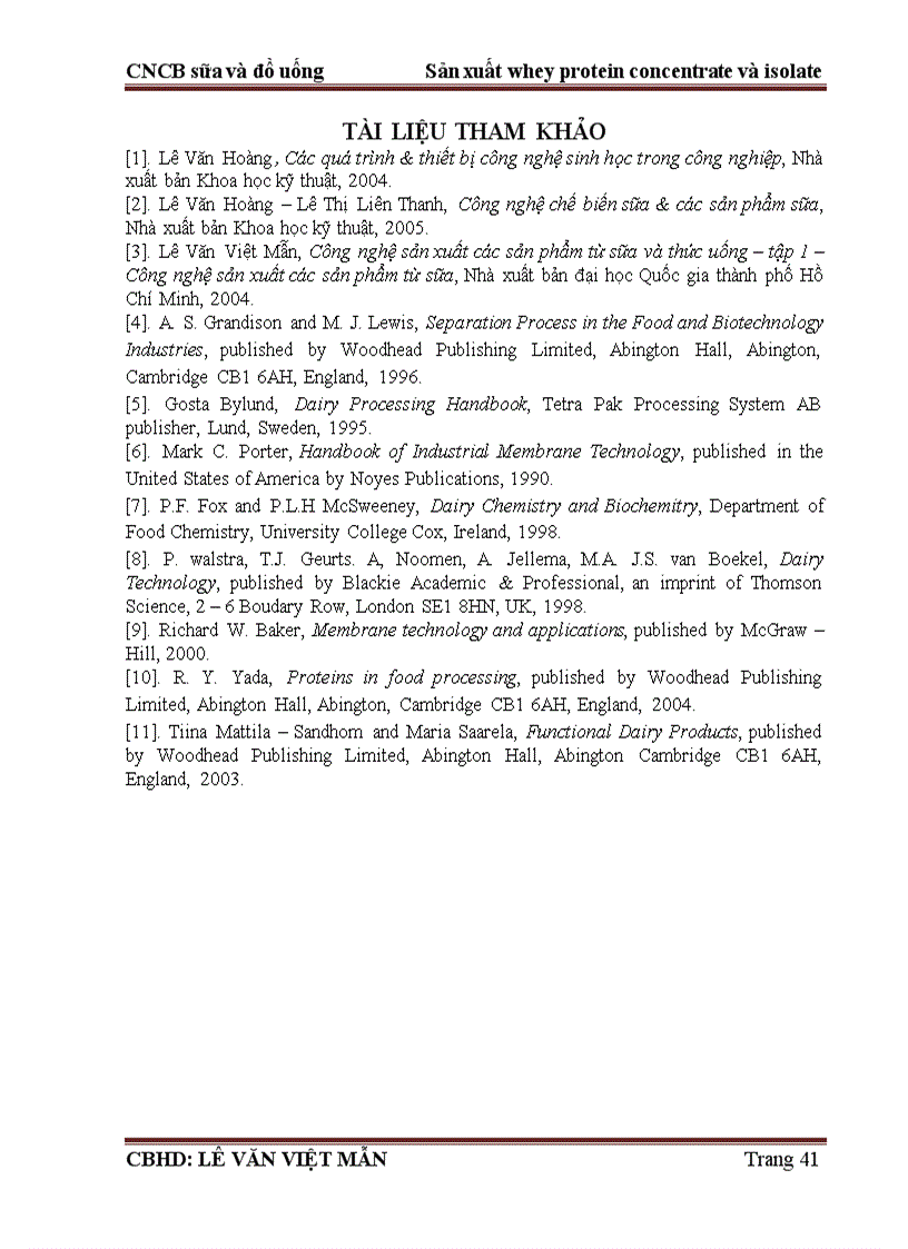 image for page Sản xuất whey protein concentrate và isolate