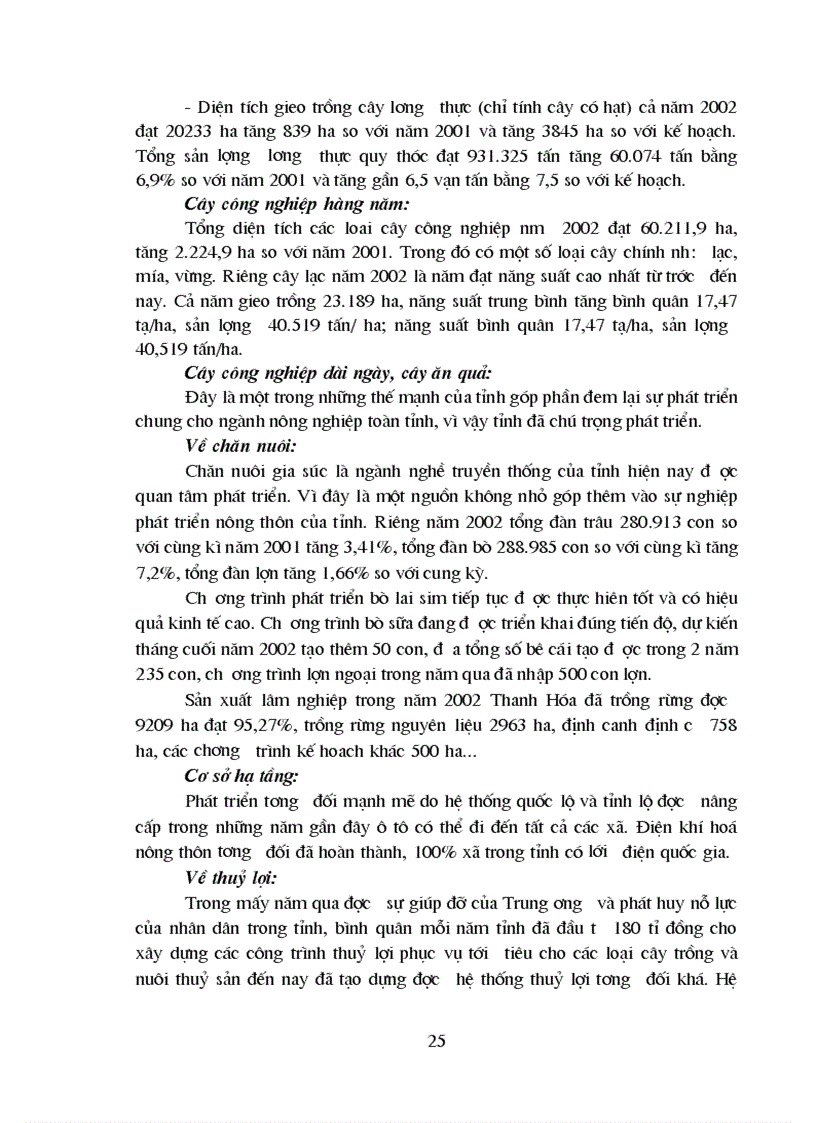 image for page Đảng bộ Thanh Hóa lãnh đạo thực hiện đường lối CNH HĐH nông nghiệp nông thôn theo tinh thần Nghị quyết Hội nghị BCH TW 5 khoá IX