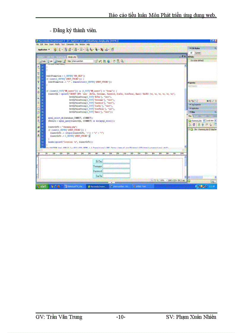 image for page Bài tiểu luận Môn Phát triển ứng dụng Web