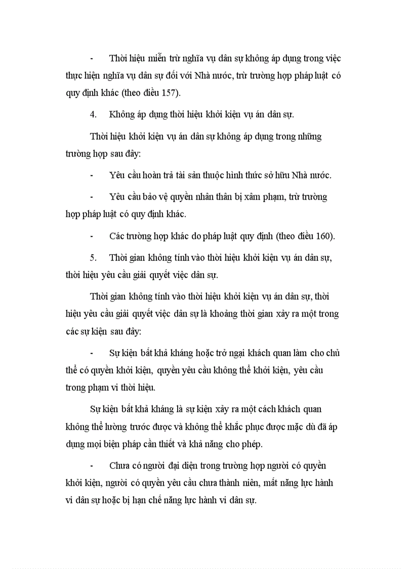 image for page Thời hiệu trong dân sự