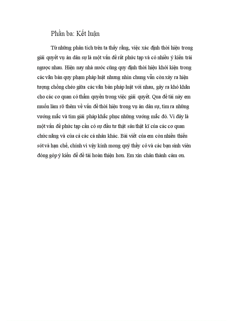 image for page Thời hiệu trong dân sự