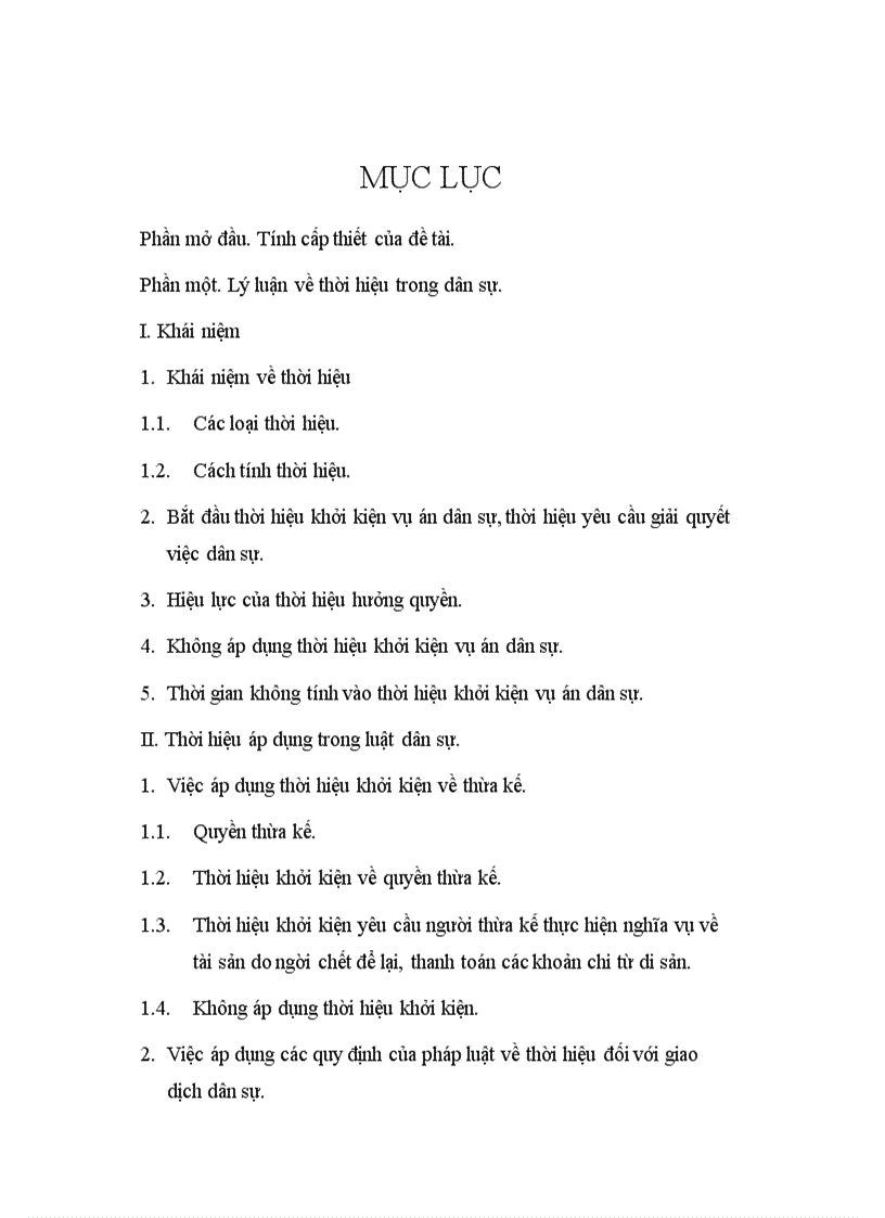 image for page Thời hiệu trong dân sự