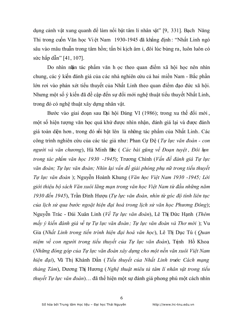 image for page Nghệ thuật xây dựng nhân vật trong tiểu thuyết của Nhất Linh qua Đôi bạn và Bướm trắng