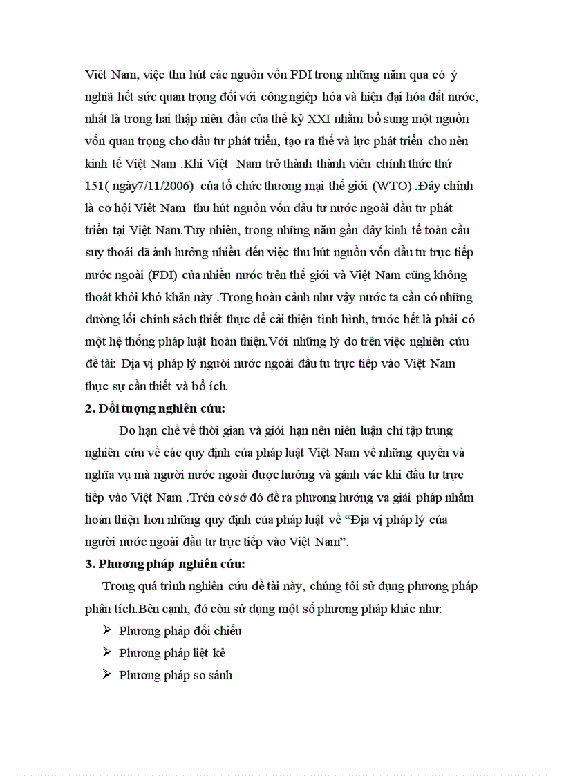image for page Địa vị pháp lý người nước ngoài đầu tư trực tiếp vào Việt Nam