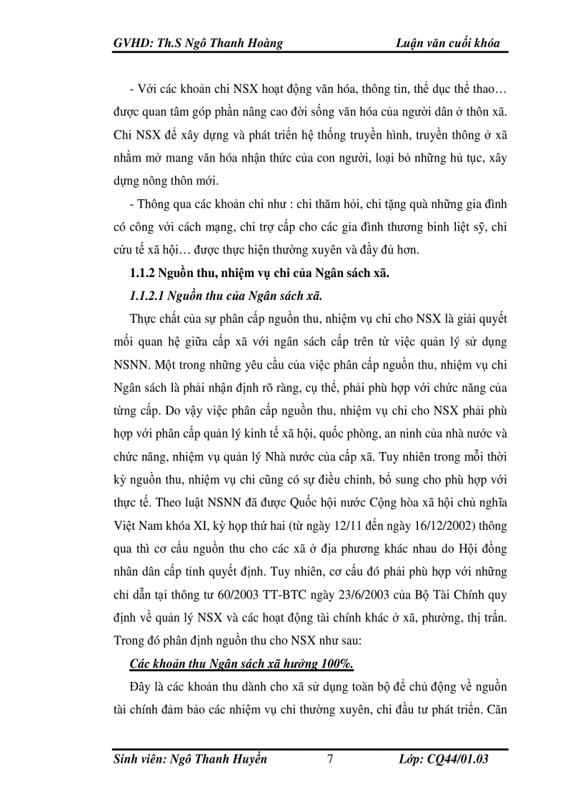 image for page Một số giải pháp nhằm hoàn thiện công tác quản lý Ngân sách xã trên địa bàn huyện Nghĩa Hưng tỉnh Nam Định trong giai đoạn hiện nay