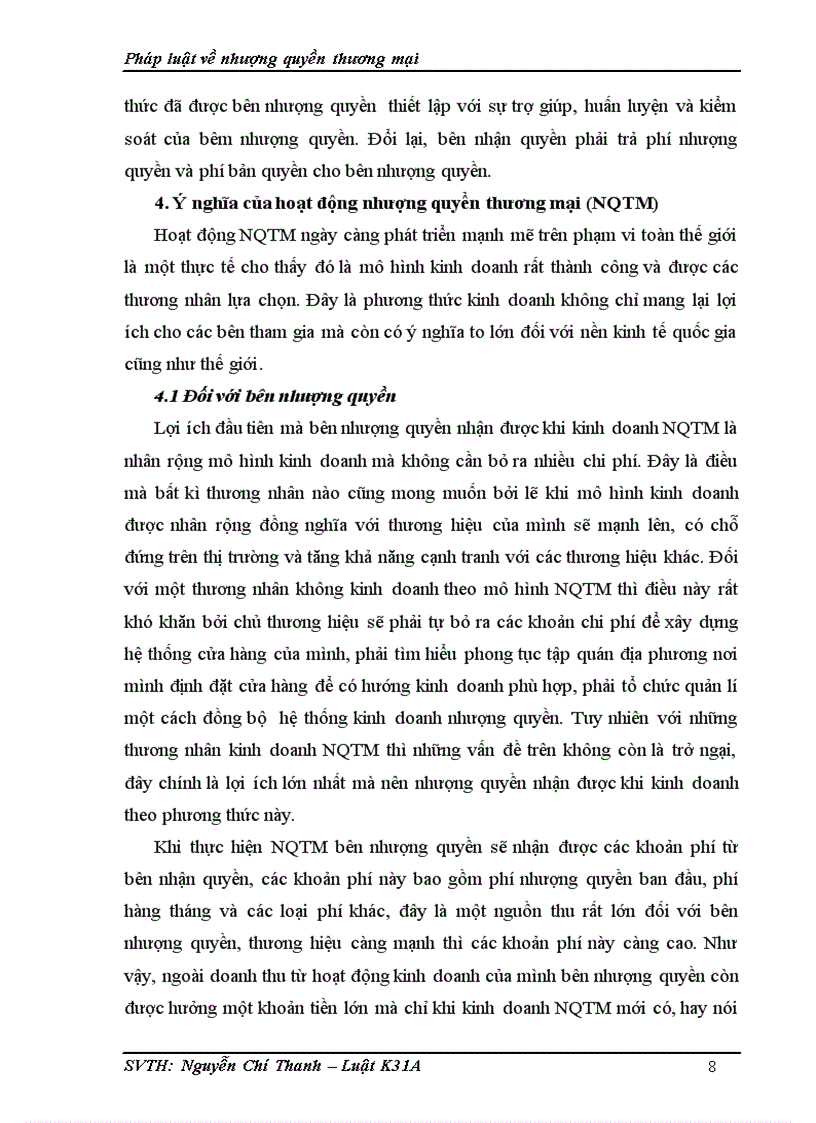 image for page Pháp luật về nhượng quyền thương mại