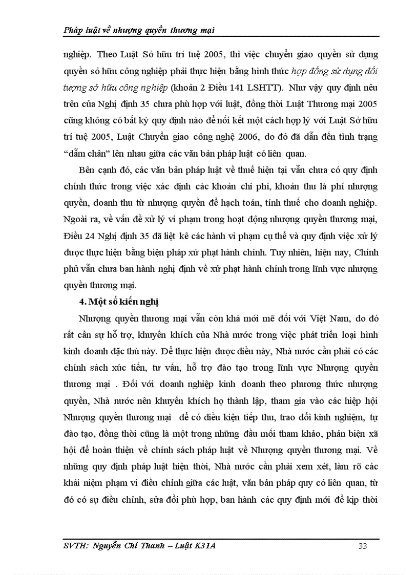 image for page Pháp luật về nhượng quyền thương mại