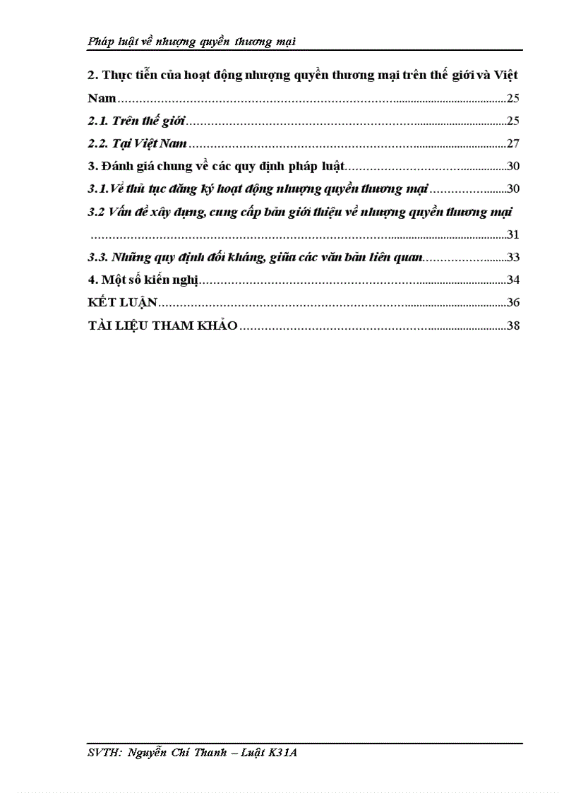 image for page Pháp luật về nhượng quyền thương mại