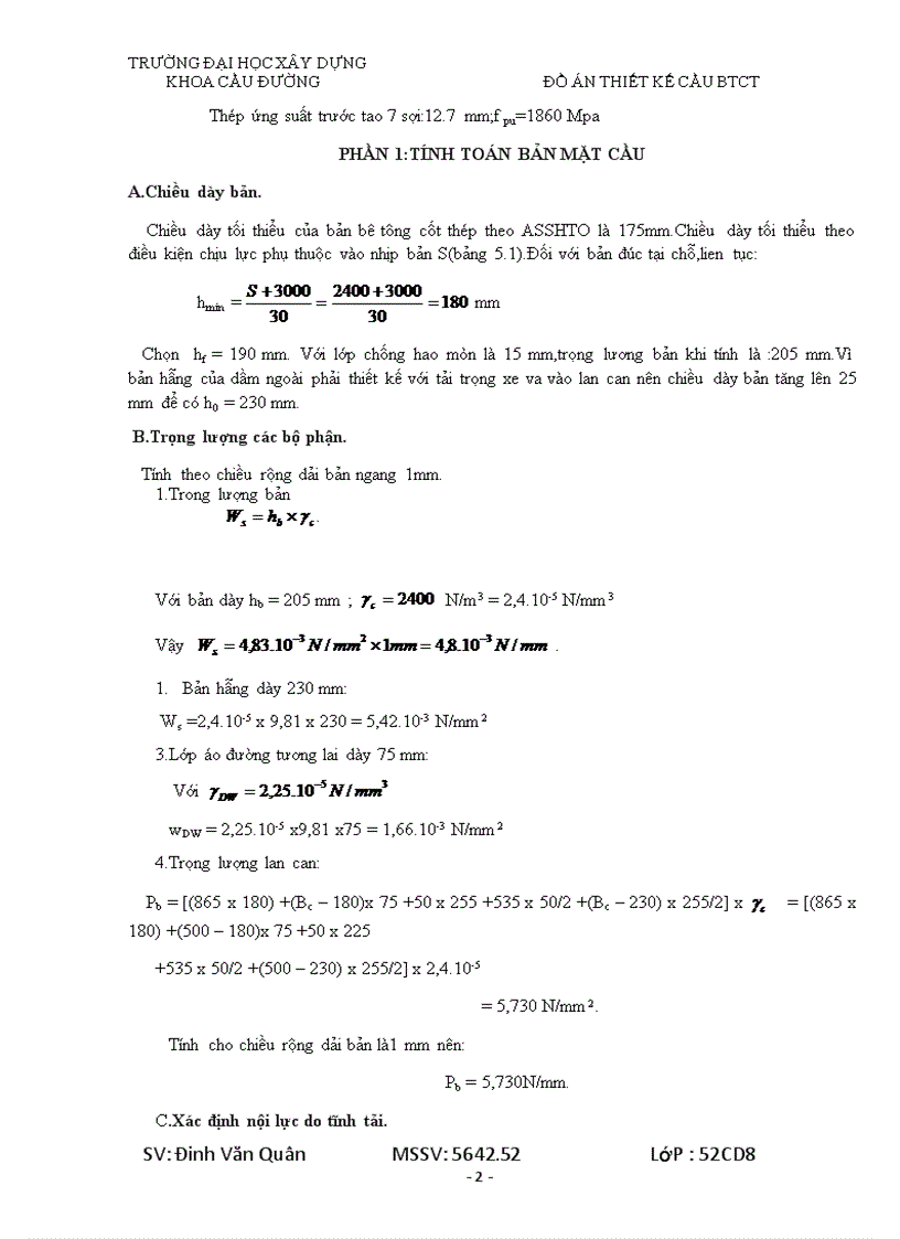 image for page Đồ án Cầu Bê Tông Cốt Thép