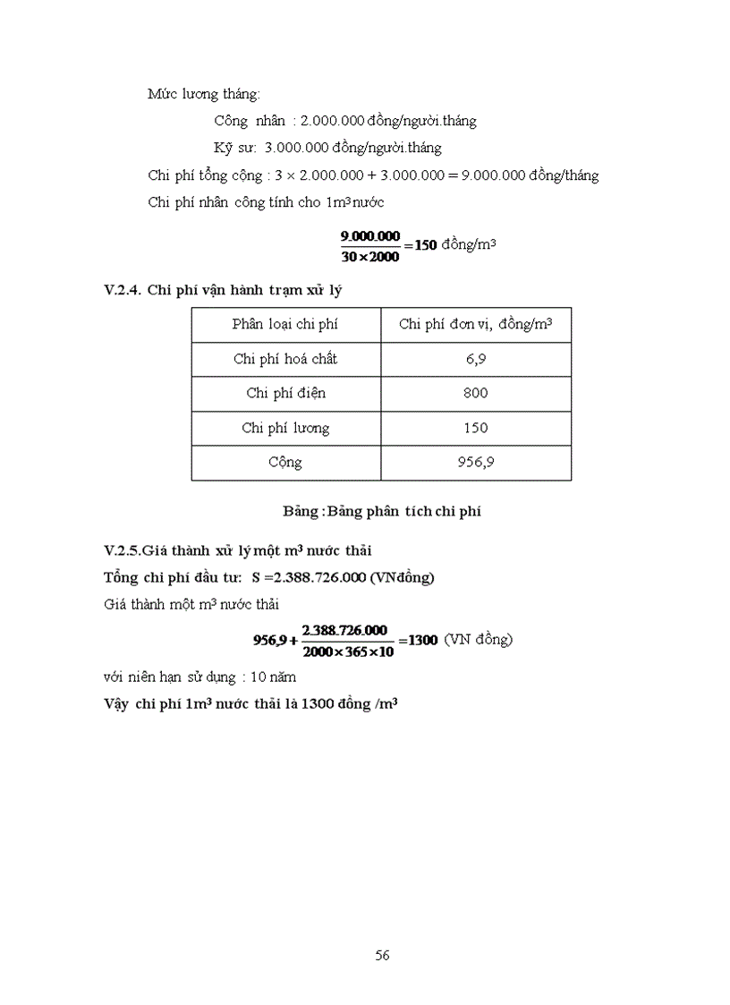 image for page Đồ án xử lý nước thải Tính toán và thiết kế hệ thống xử lý nước thải nhà máy bia bằng phương pháp sinh học