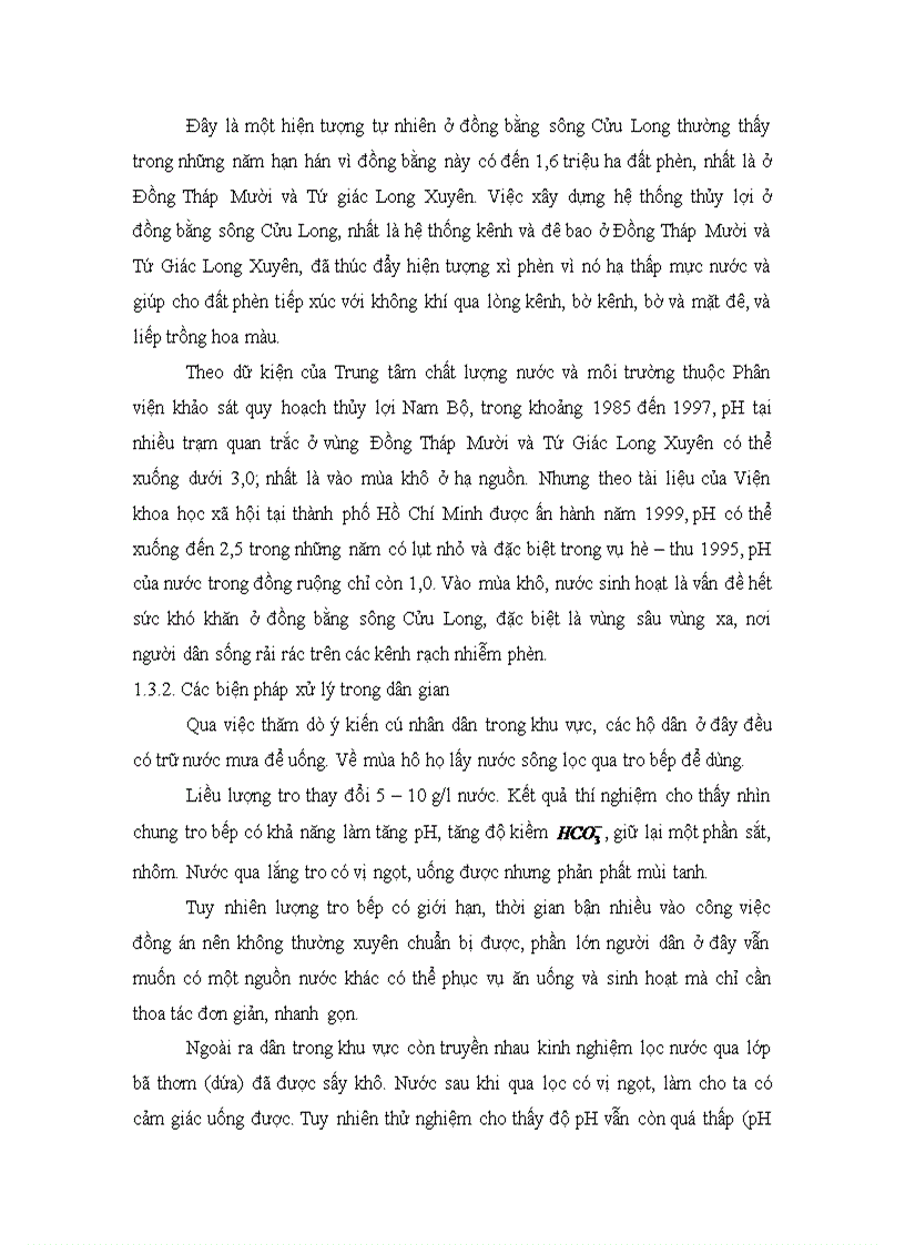 image for page Đồ án xử lý nước nhiễm phèn khu vực Đồng Bằng Sông Cửu Long