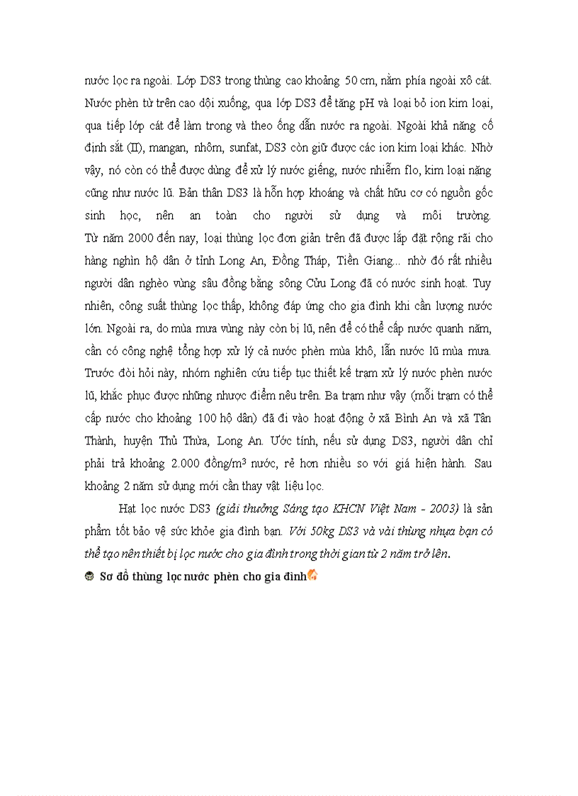 image for page Đồ án xử lý nước nhiễm phèn khu vực Đồng Bằng Sông Cửu Long