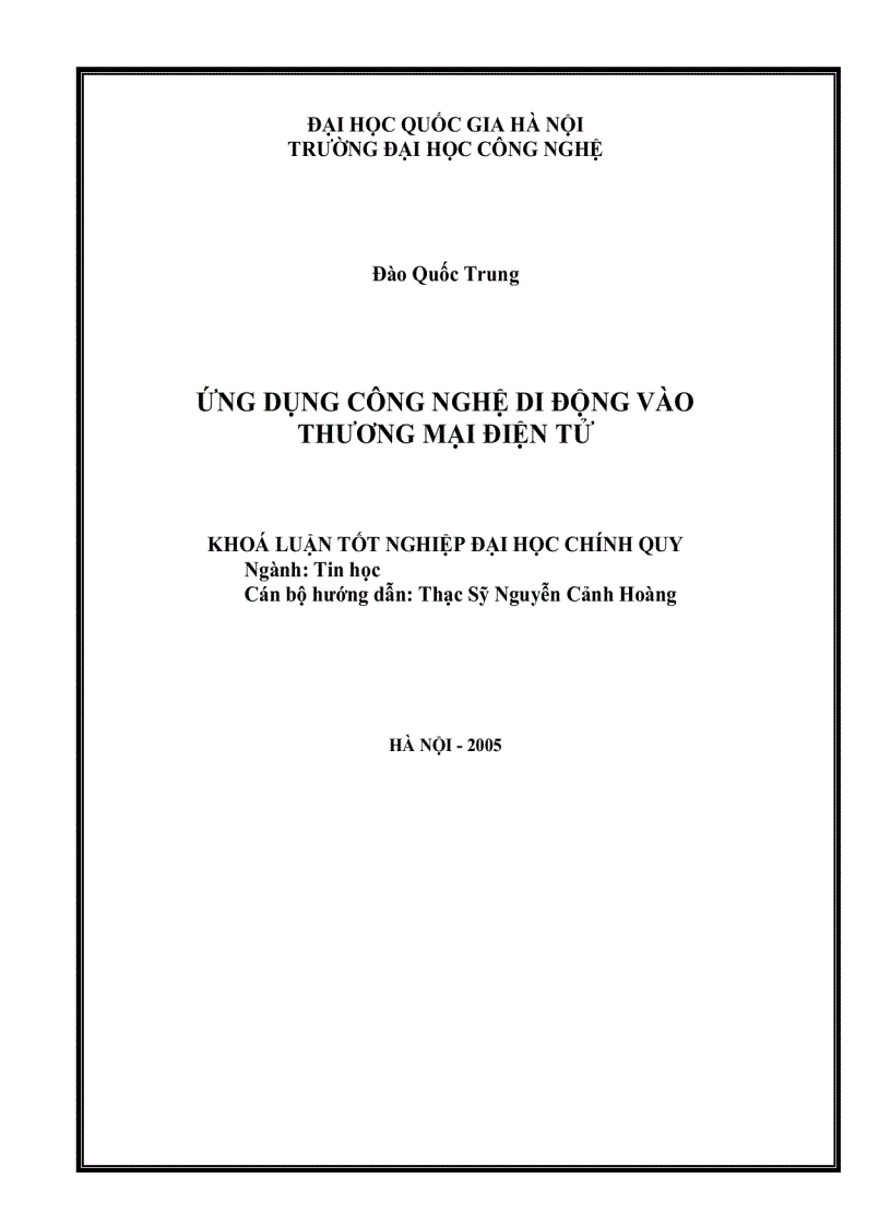 image for page Ứng dụng công nghệ di động vào thương mại điện tử