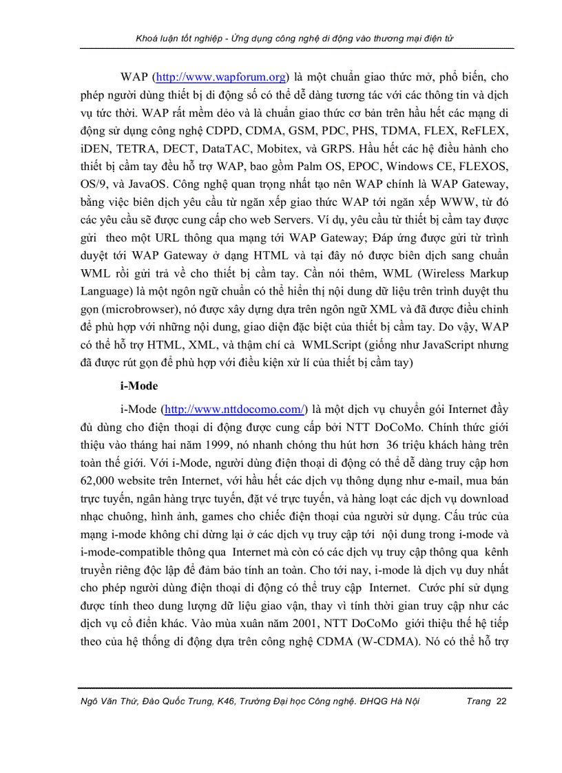 image for page Ứng dụng công nghệ di động vào thương mại điện tử