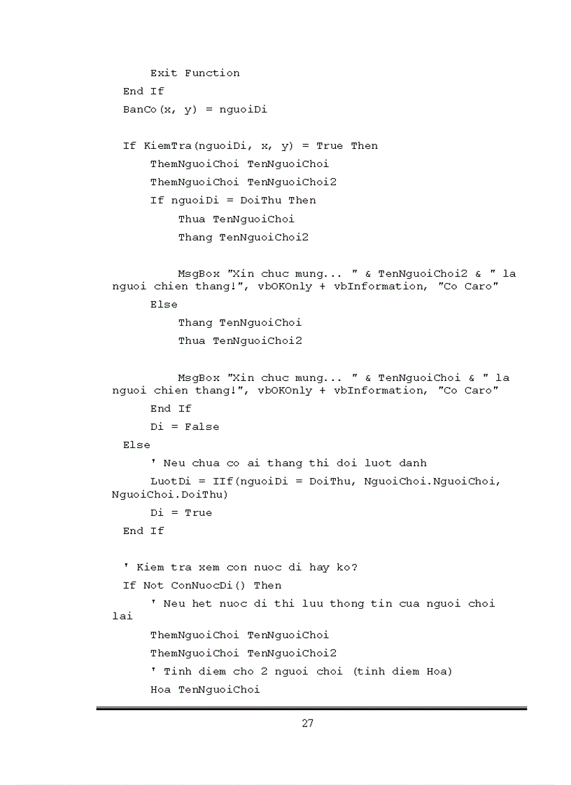 image for page Xây dựng chương trình Trò chơi cờ Caro