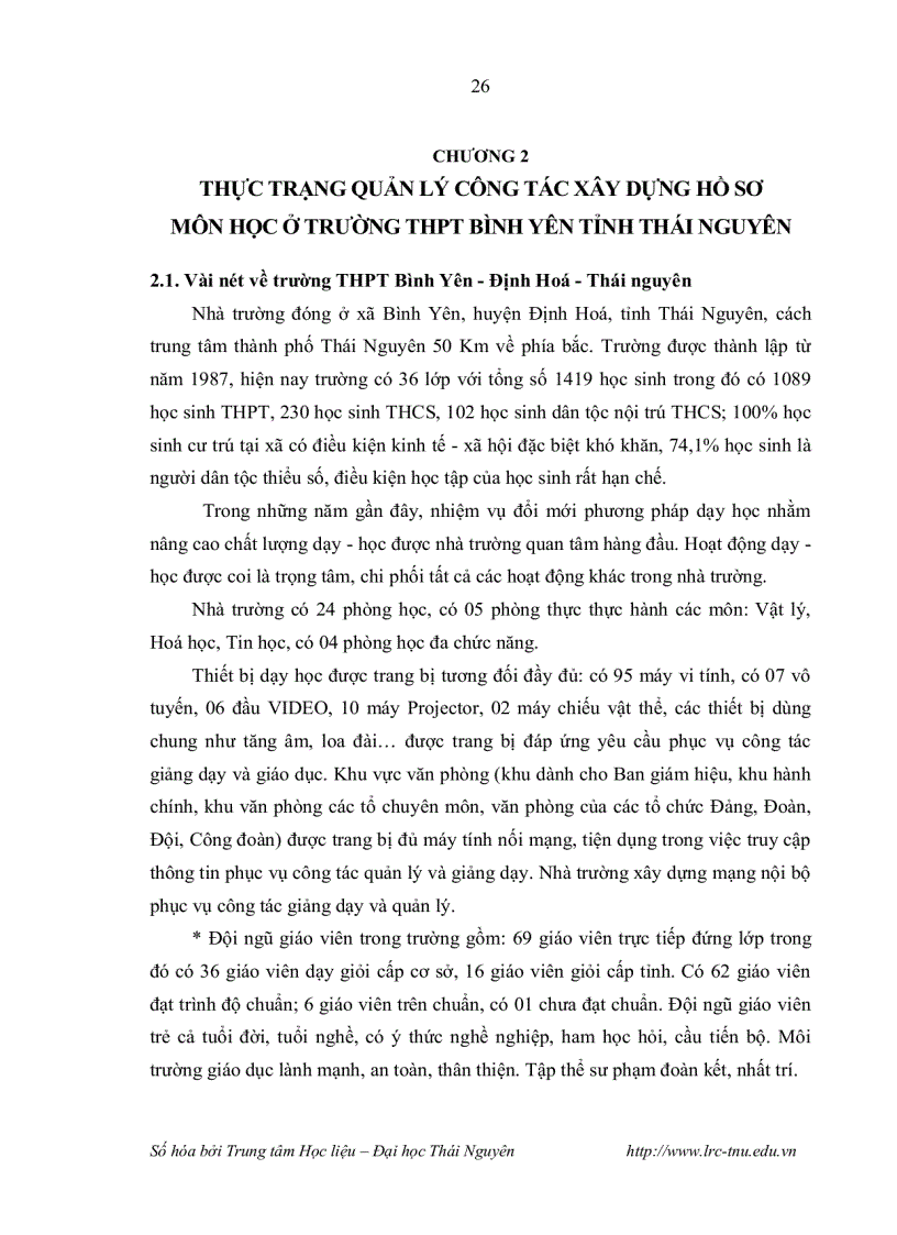 image for page Biện pháp quản lý của tổ trưởng chuyên môn đối với công tác xây dựng hồ sơ môn học của giáo viên trường trung học phổ thông