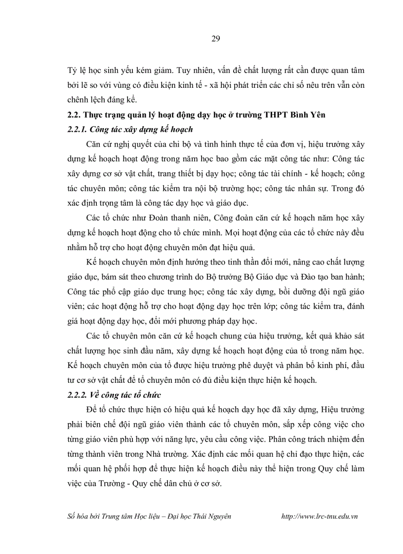 image for page Biện pháp quản lý của tổ trưởng chuyên môn đối với công tác xây dựng hồ sơ môn học của giáo viên trường trung học phổ thông