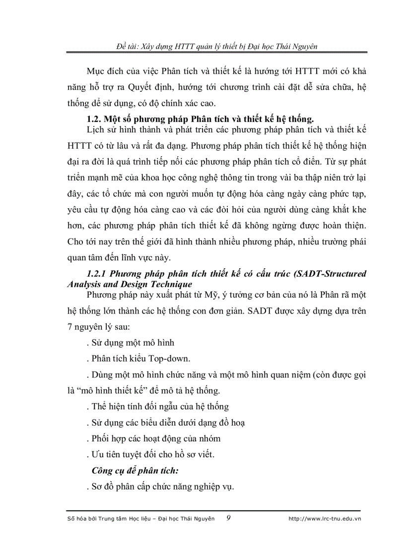 image for page Xây dựng hệ thống thông tin quản lý thiết bị đại học Thái Nguyên