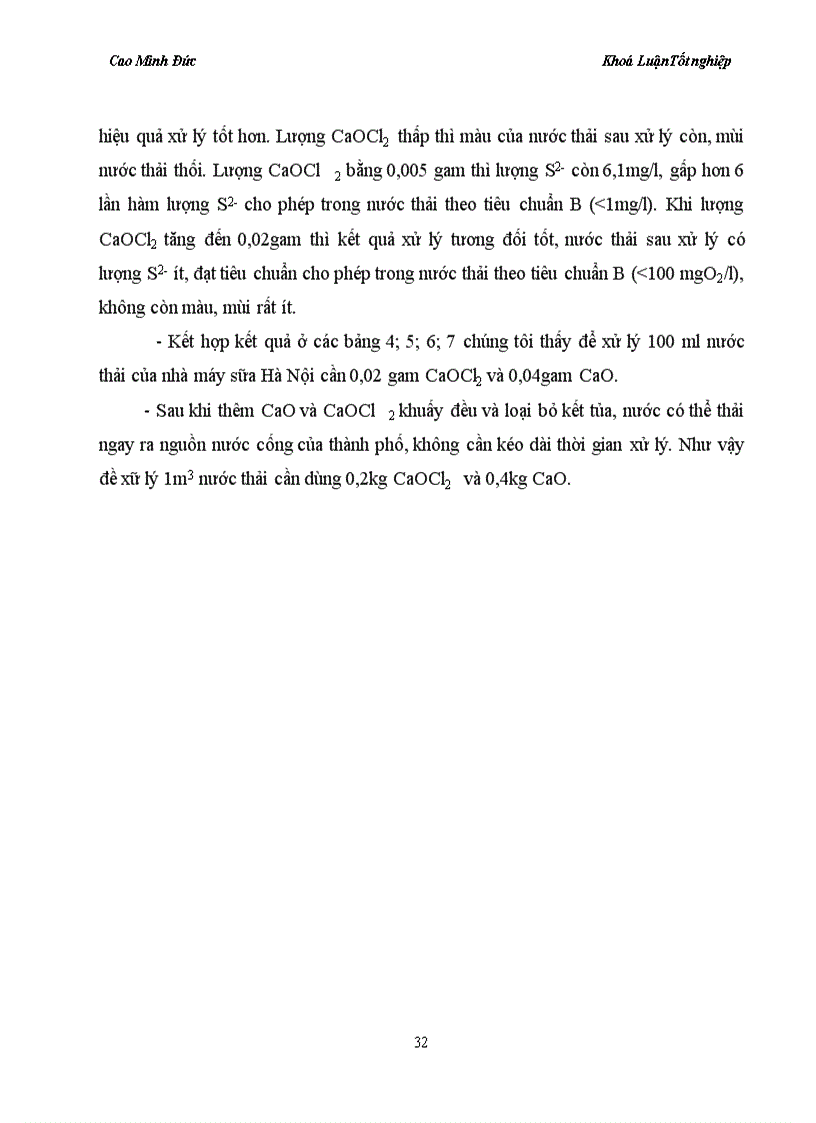 image for page Xử lý nước thải của quá trình sản xuất sữa bằng phương pháp hoá học