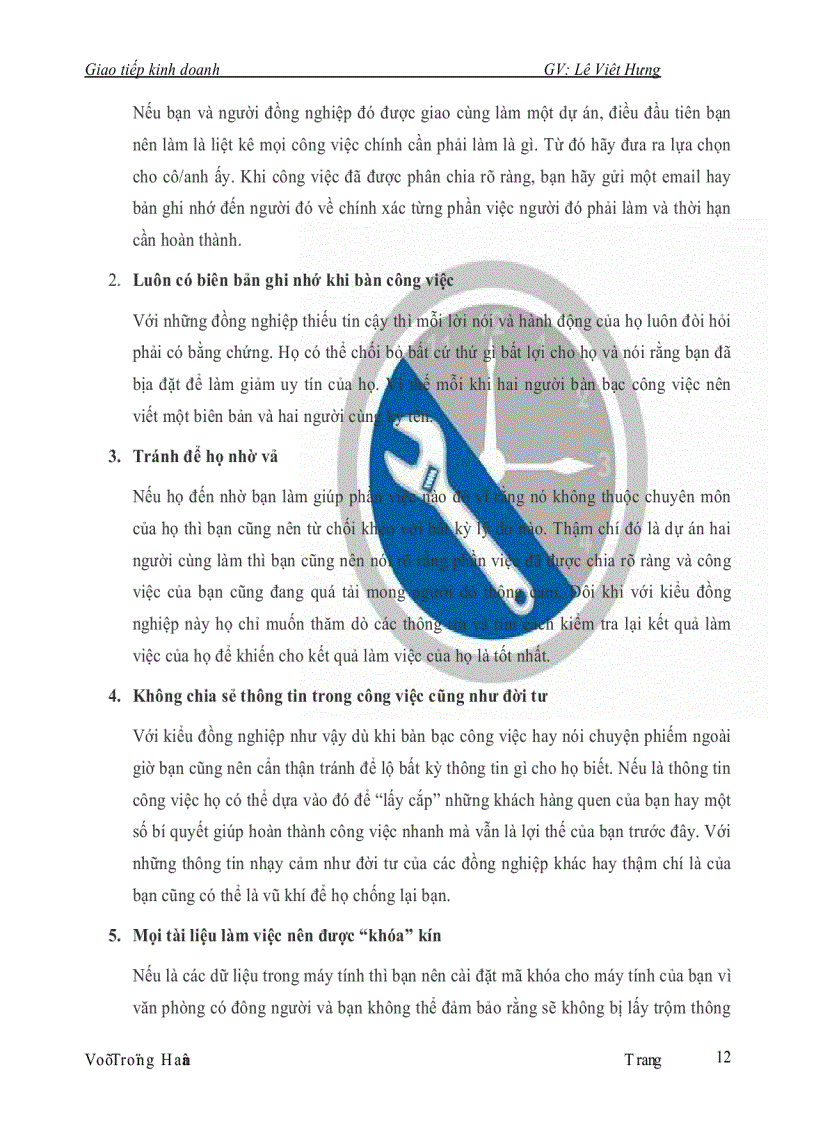 image for page Nguyên tắc ứng xử