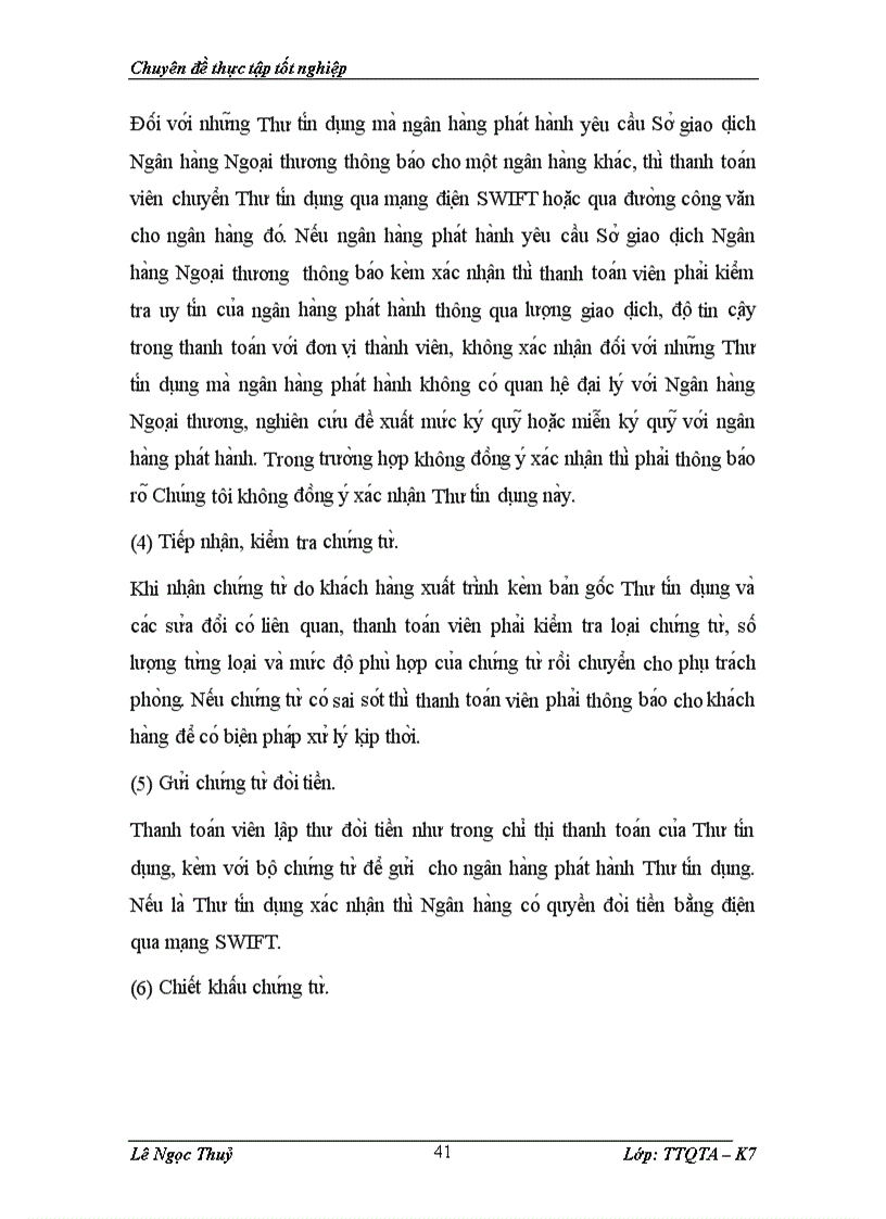 image for page Giải pháp nâng cao chất lượng thanh toán kèm chứng từ tại chi nhánh ngân hàng Ngoại thương Quảng Ninh