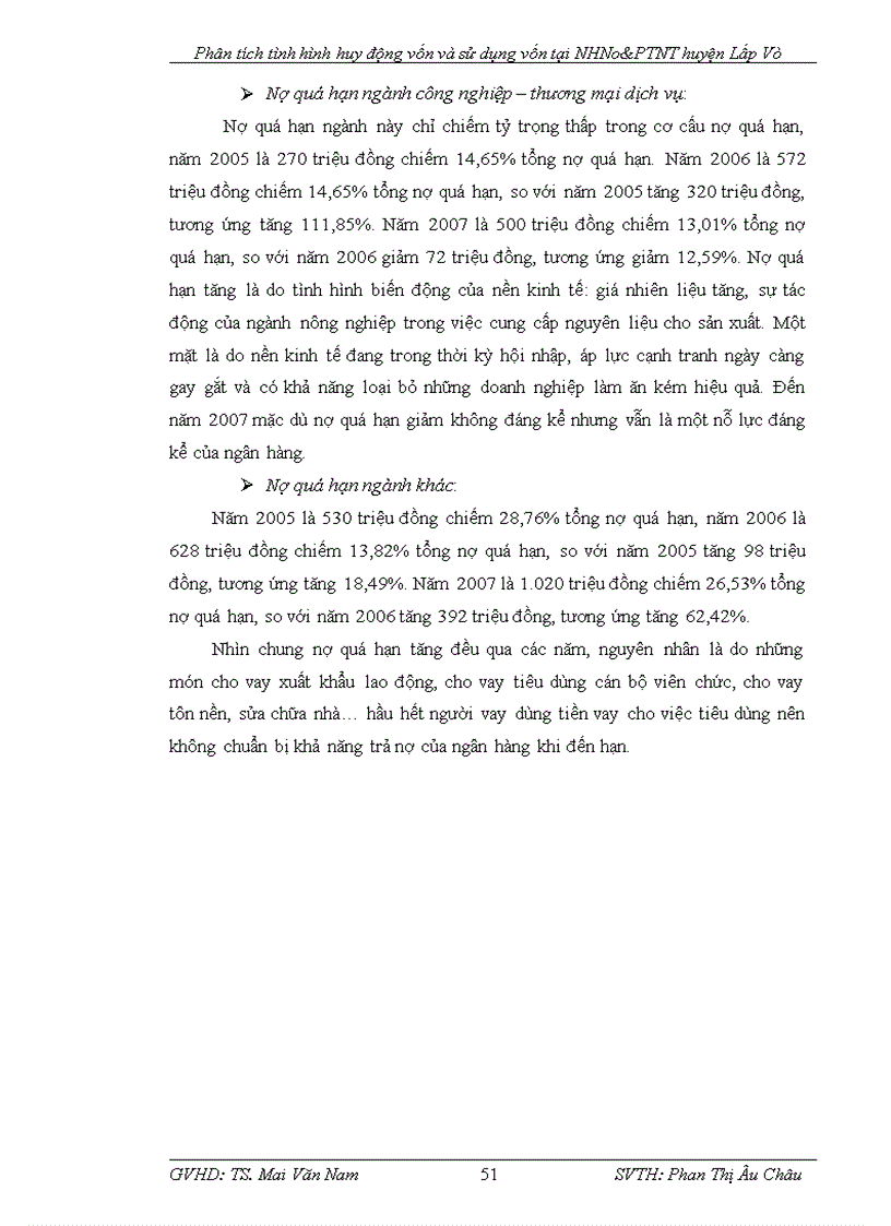 image for page Phân tích tình hình huy động vốn và sử dụng vốn của Ngân hàng Nông Nghiệp Và Phát Triển Nông Thôn Huyện Lấp Vò tỉnh Đồng Tháp