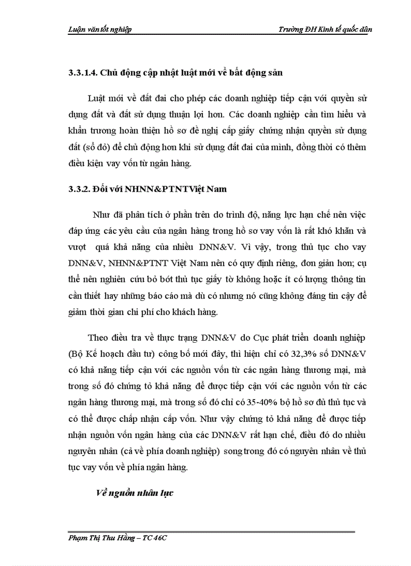 image for page Giải pháp mở rộng tín dụng đối với các doanh nghiệp nhỏ và vừa tại Sở giao dịch Ngân hàng nông nghiệp và phát triển nông thôn Việt Nam