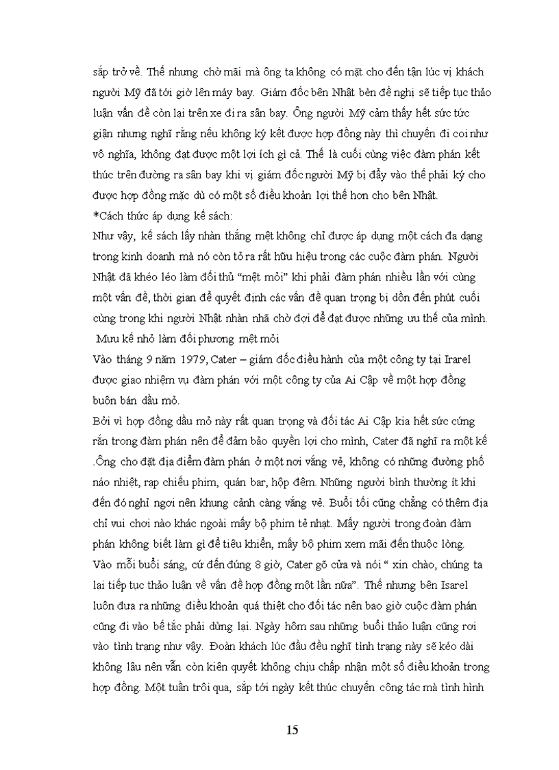 image for page Các kế sách đàm phán trong kinh doanh