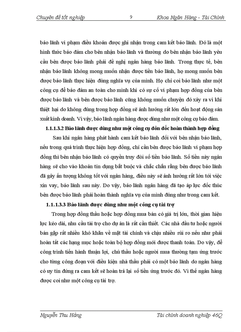 image for page Giải pháp nâng cao chất lượng hoạt động bảo lãnh tại Chi nhánh Ngân hàng Ngoại thương Hà nội